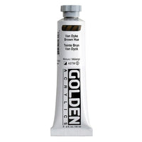 GOLDEN Тежка акрилна боя 148 ml – 1462 Van Dyke кафяв нюанс