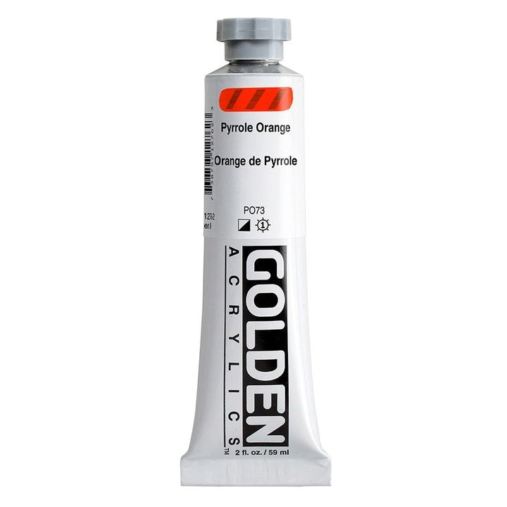 Акрилна боя GOLDEN Heavy Body 59 ml – 1276 пирол оранжев