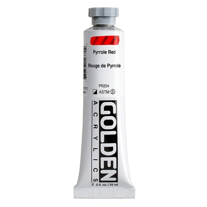 Акрилна боя GOLDEN Heavy Body 59 ml – 1277 пиролово червено