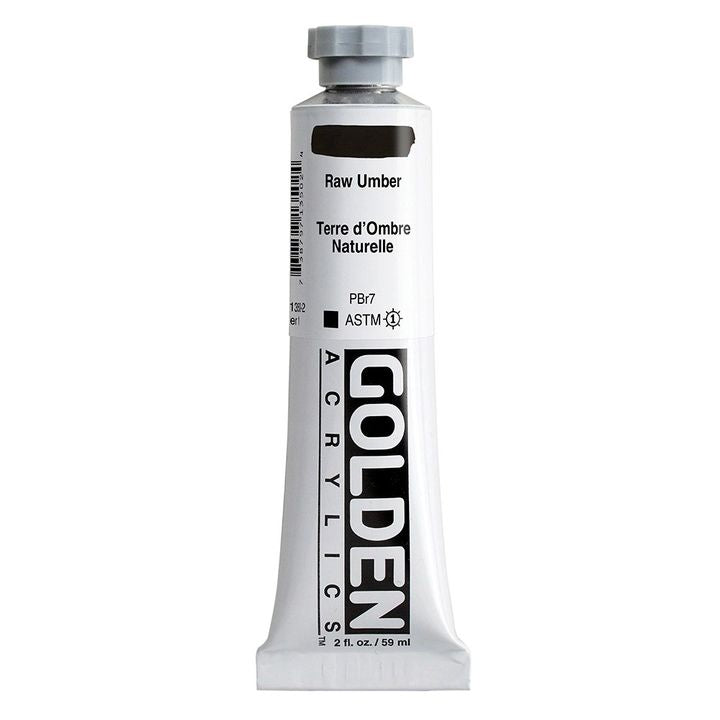 Акрилна боя GOLDEN Heavy Body 59 ml – 1350 умбра сурова
