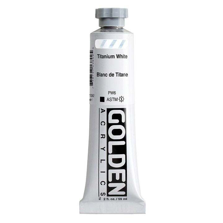Акрилна боя GOLDEN Heavy Body 59 ml – 1380 титаниево бяло