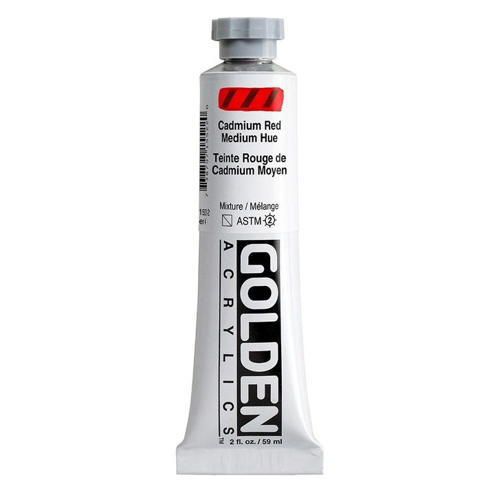Акрилна боя GOLDEN Heavy Body 59 ml – 1552 кадмий средно червен нюанс