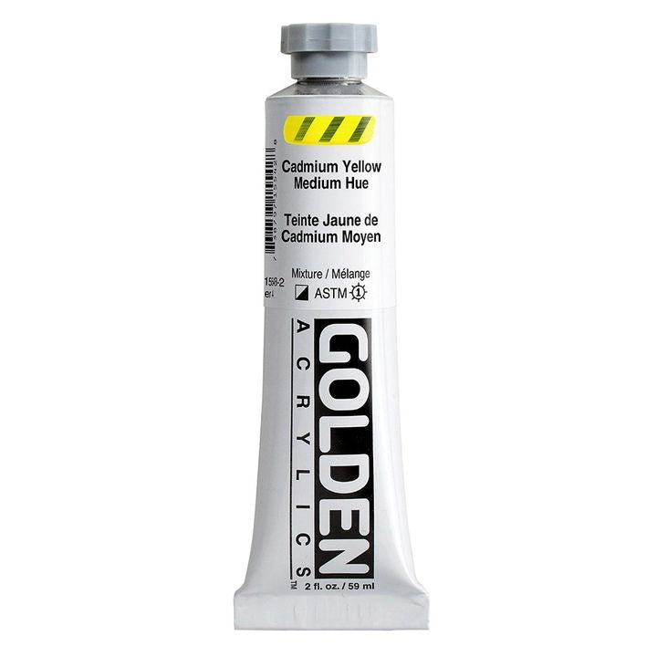 Акрилна боя GOLDEN Heavy Body 59 ml – 1554 кадмий средно жълт нюанс