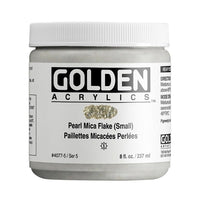 Акрилна боя GOLDEN Heavy Body Mica Flake — изображение 4