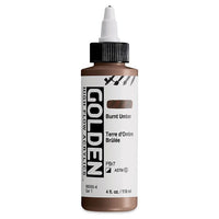 Акрилна боя GOLDEN High Flow 118 ml – 8500 Изгоряла Умбра