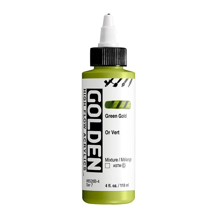 Акрилна боя GOLDEN High Flow 118 ml – 8528 Green Golden
