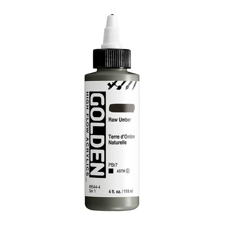 Акрилна боя GOLDEN High Flow 118 ml – 8544 Raw Umbra