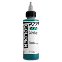 Акрилна боя GOLDEN High Flow 118 ml – 8560 Прозрачен фаток. Зелено (син нюанс)