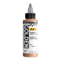Акрилна боя GOLDEN High Flow 118 ml – 8565 Прозрачен жълт железен оксид