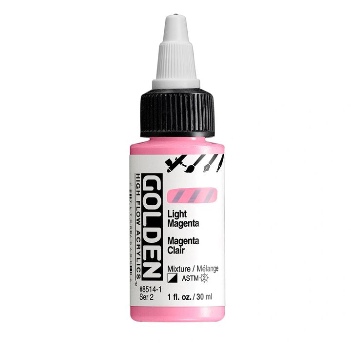 Акрилна боя GOLDEN High Flow 30 ml – 8514 Светлини магента