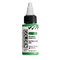 Акрилна боя GOLDEN High Flow 30 ml – 8535 Постоянна зелена светлина