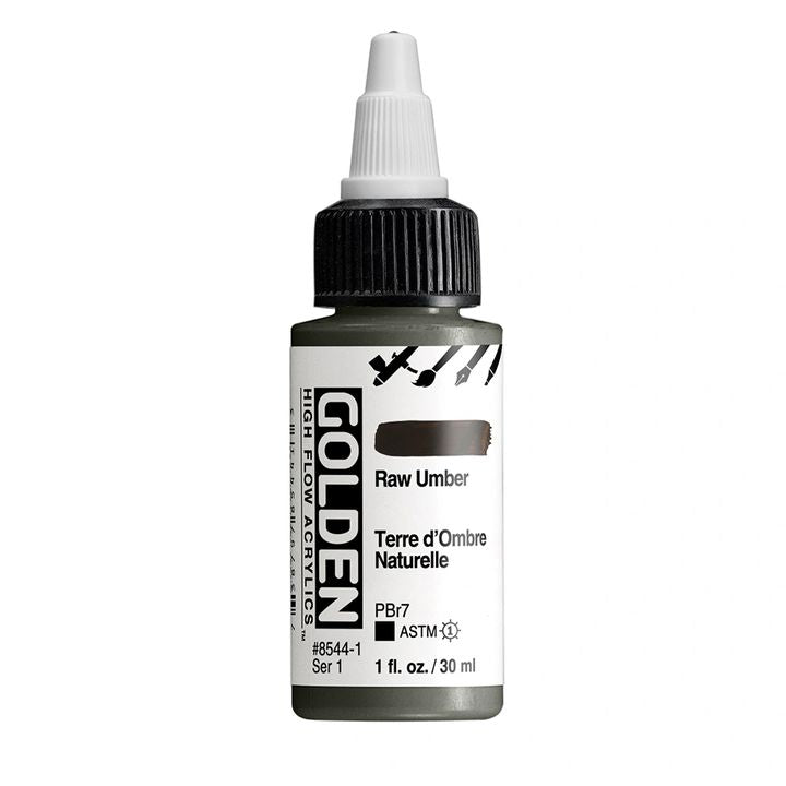 Акрилна боя GOLDEN High Flow 30 ml – 8544 Raw Umbra