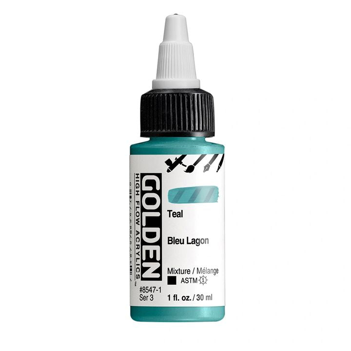 Акрилна боя GOLDEN High Flow 30 ml – 8547 Teal