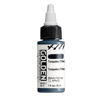 Акрилна боя GOLDEN High Flow 30 ml – 8550 Тюркоазен фталоцианин