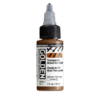 Акрилна боя GOLDEN High Flow 30 ml – 8562 Прозрачен кафяв железен оксид