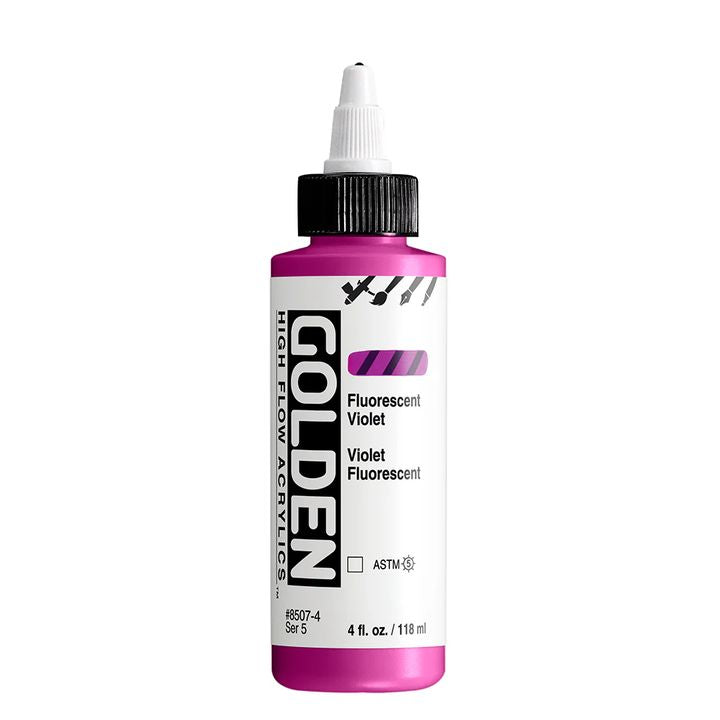 GOLDEN High Flow флуоресцентна акрилна боя 118 ml – 8507 Лилаво