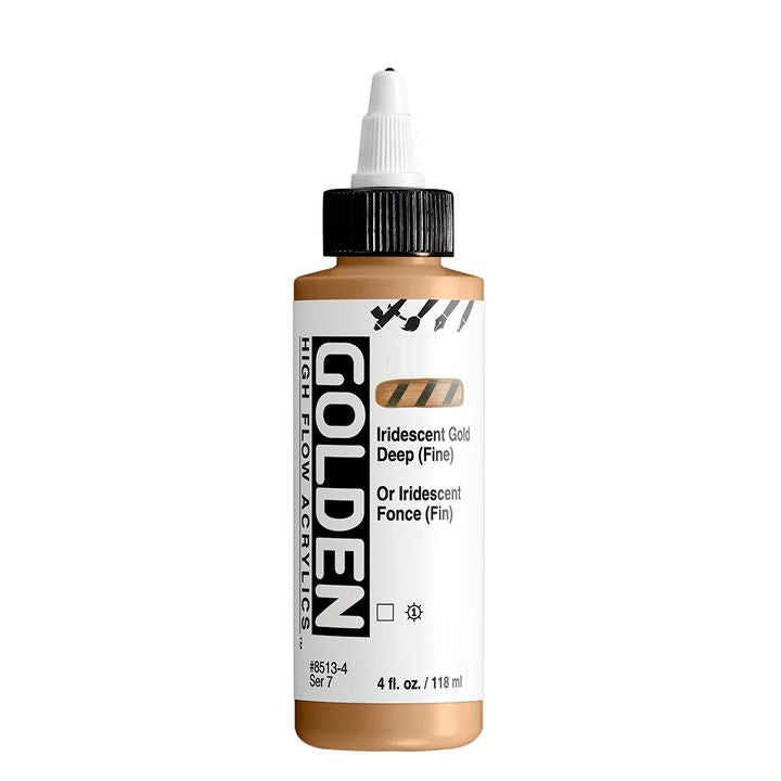 GOLDEN Висококачествена преливаща се акрилна боя 118 ml – 8513 Deep Golden Gentle