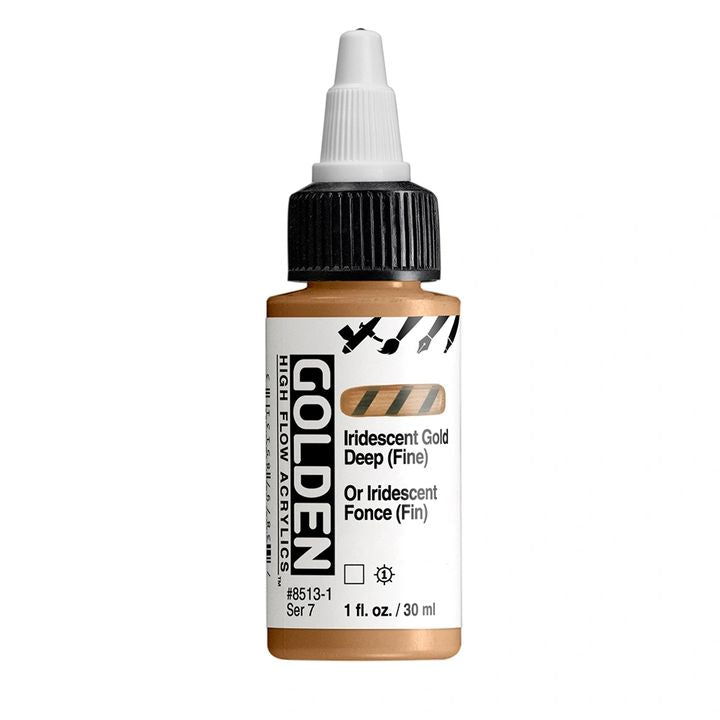 GOLDEN Висококачествена преливаща се акрилна боя 30 ml – 8513 Deep Golden Gentle