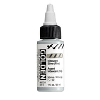 GOLDEN Висококачествена преливаща се акрилна боя 30 ml – 8573 Silver Fine