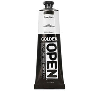GOLDEN OPEN Бавносъхнеща акрилна боя 148 ml – 7010 Костно черно