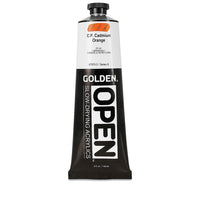 GOLDEN OPEN Бавносъхнеща акрилна боя 148 ml – 7070 Оранжев кадмий