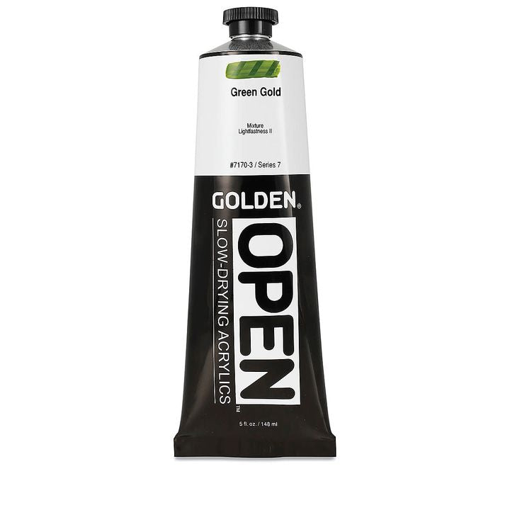 GOLDEN OPEN Бавносъхнеща акрилна боя 148 ml – 7170 Green Golden