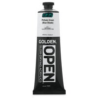 GOLDEN OPEN Бавносъхнеща акрилна боя 148 ml – 7270 Фталоцианиново зелено (син нюанс)