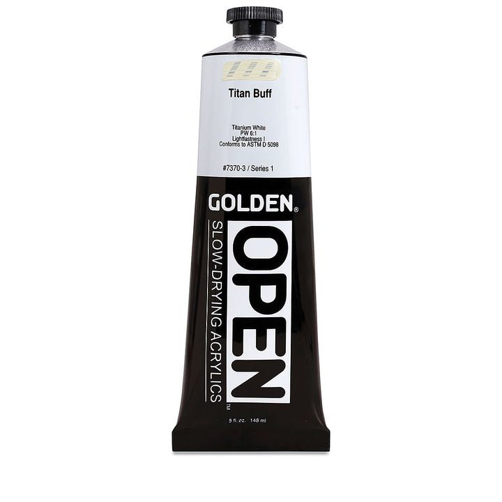 GOLDEN OPEN Бавносъхнеща акрилна боя 148 ml – 7370 Титанов крем