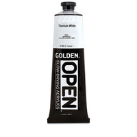 GOLDEN OPEN Бавносъхнеща акрилна боя 148 ml – 7380 Титаново бяло