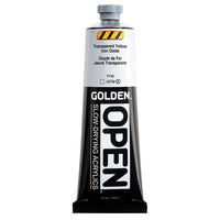 GOLDEN OPEN Бавносъхнеща акрилна боя 148 ml – 7386 Прозрачен жълт железен оксид