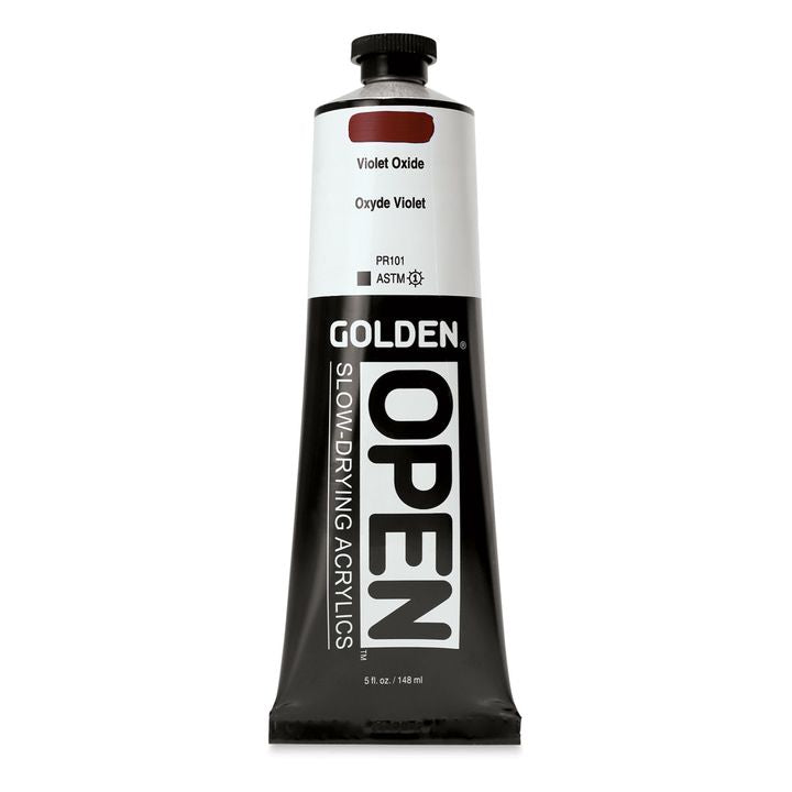 GOLDEN OPEN Бавносъхнеща акрилна боя 148 ml – 7405 Виолетов оксид