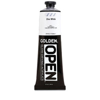 GOLDEN OPEN Бавносъхнеща акрилна боя 148 ml – 7415 Цинково бяло