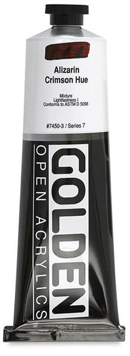 GOLDEN OPEN Бавносъхнеща акрилна боя 148 ml – 7450 Alizarínová Karmazínová Hue