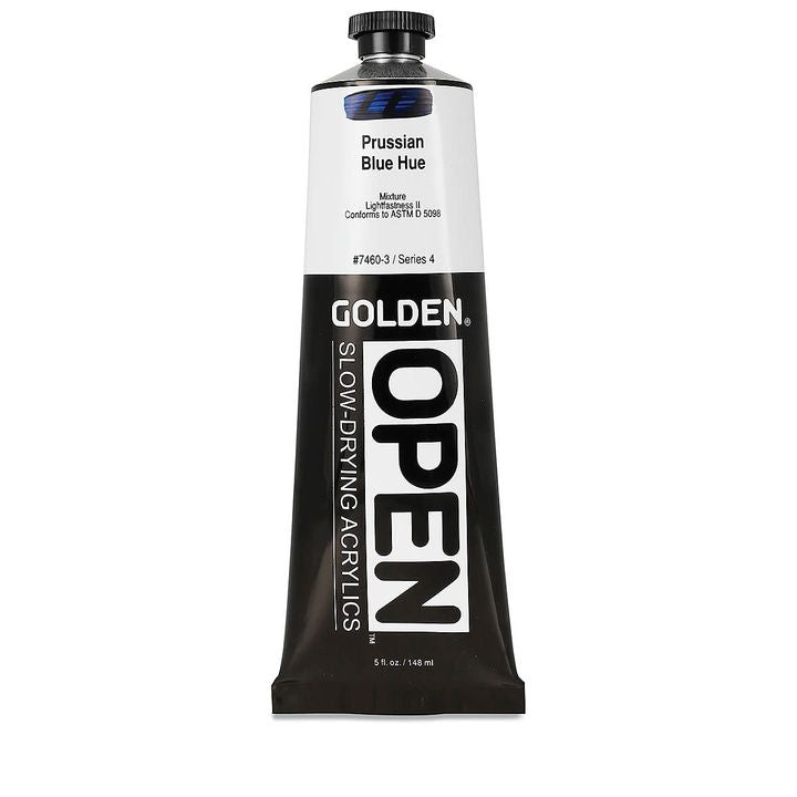GOLDEN OPEN Бавносъхнеща акрилна боя 148 ml – 7460 Берлин Син нюанс