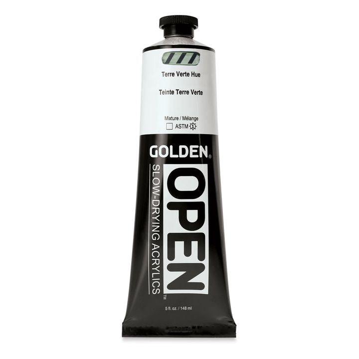 GOLDEN OPEN Бавносъхнеща акрилна боя 148 ml – 7468 Земен зелен нюанс