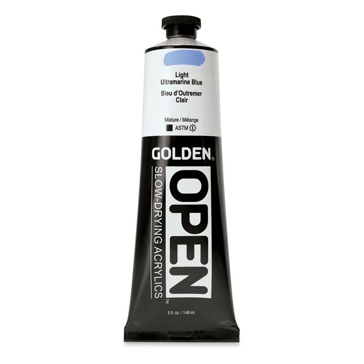 GOLDEN OPEN Бавносъхнеща акрилна боя 148 ml – 7566 Светло ултрамарин синьо