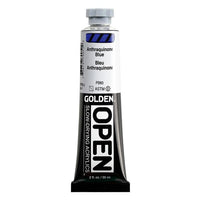 Бавносъхнеща акрилна боя GOLDEN OPEN 59 ml – 7005 Антрахиноново синьо