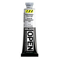 Бавносъхнеща акрилна боя GOLDEN OPEN 59 ml – 7009 Бензимидазолон жълт светъл