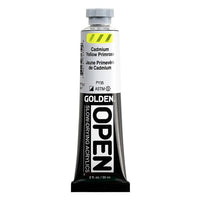 Бавносъхнеща акрилна боя GOLDEN OPEN 59 ml – 7135 Кадмиево жълто Primrose