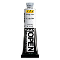 Бавносъхнеща акрилна боя GOLDEN OPEN 59 ml – 7147 Диарилид жълто