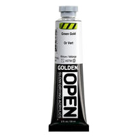 Бавносъхнеща акрилна боя GOLDEN OPEN 59 ml – 7170 Green Golden