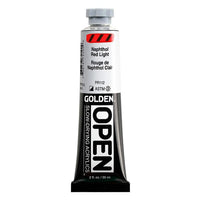 Бавносъхнеща акрилна боя GOLDEN OPEN 59 ml – 7210 Нафтол червена светлина