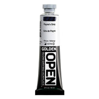 Бавносъхнеща акрилна боя GOLDEN OPEN 59 ml – 7240 Payne's Grey
