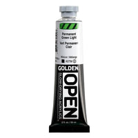 Бавносъхнеща акрилна боя GOLDEN OPEN 59 ml – 7250 Постоянна зелена светлина