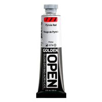 Бавносъхнеща акрилна боя GOLDEN OPEN 59 ml – 7277 Пирол червено