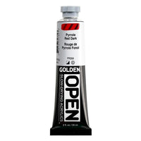 Бавносъхнеща акрилна боя GOLDEN OPEN 59 ml – 7278 Пирол червено тъмно