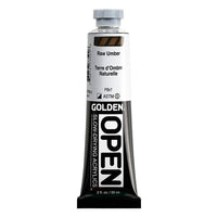 Бавносъхнеща акрилна боя GOLDEN OPEN 59 ml – 7350 Raw Umbra