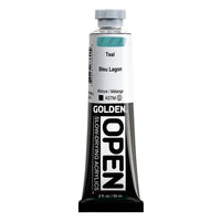 Бавносъхнеща акрилна боя GOLDEN OPEN 59 ml – 7369 Teal