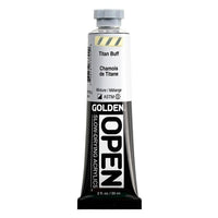 Бавносъхнеща акрилна боя GOLDEN OPEN 59 ml – 7370 Титанов крем