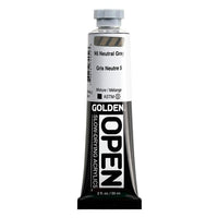 Бавносъхнеща акрилна боя GOLDEN OPEN 59 ml – 7445 N5 Неутрално сиво